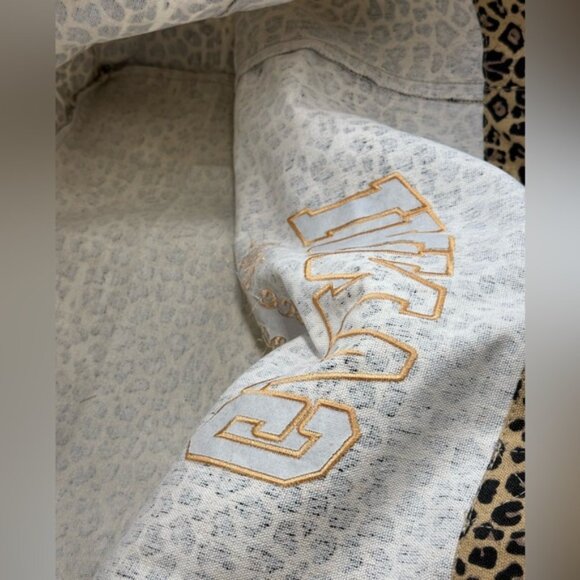 🆕 GANNI 🧿 NWOT Oversized XXL Canvas Tote Bag, Leopard Print - Picture 10 of 15